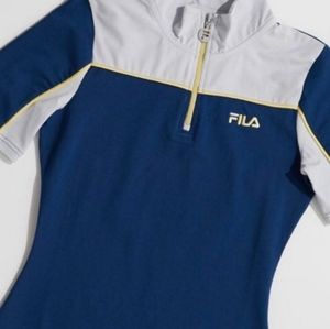 Fila Chaitani Half-Zip Mini Dress